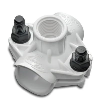 KwikSeal™ Poly Saddle Tee White